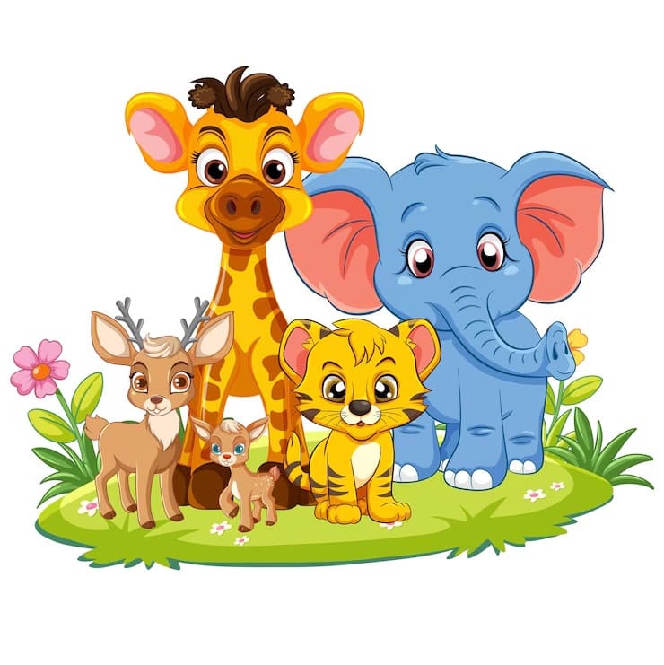 Hayvanlar Boyama Sayfaları