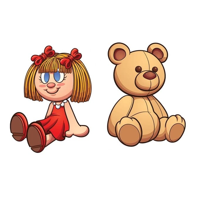 Oyuncak Bebek Boyama Sayfaları