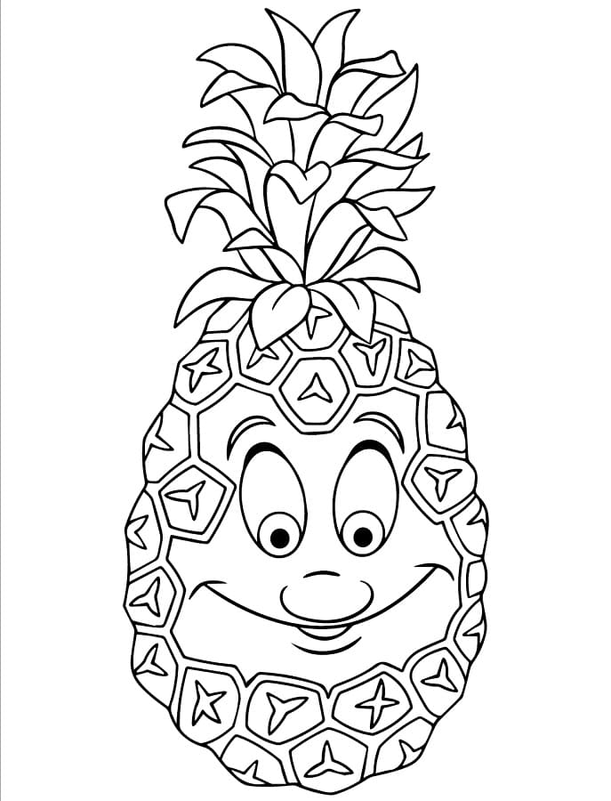 Ananas (3) Boyama Sayfası