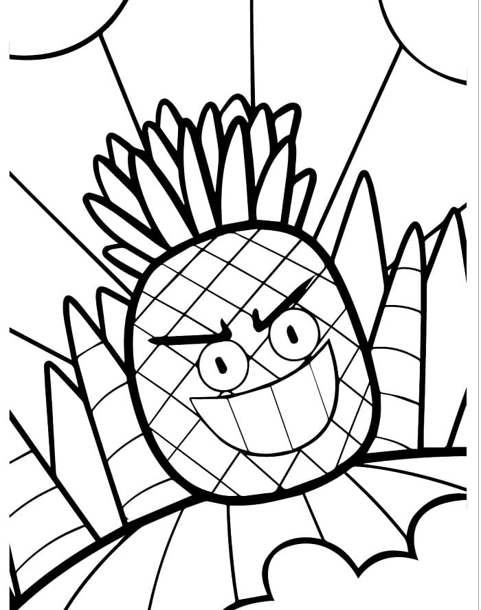 Ananas (9) Boyama Sayfası