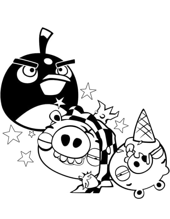 Angry Birds (4) Boyama Sayfası