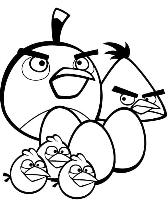 Angry Birds (9) Boyama Sayfası