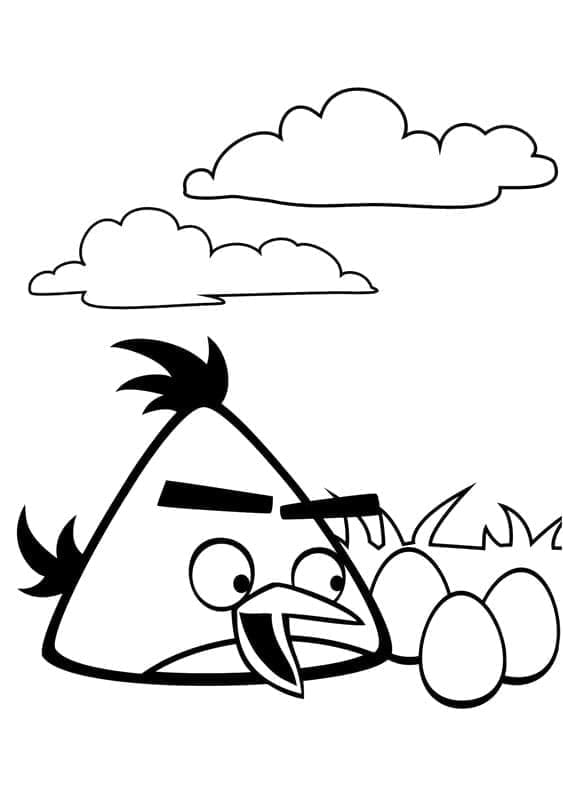 Angry Birds Bedava Yazdırılabilir Boyama Sayfası