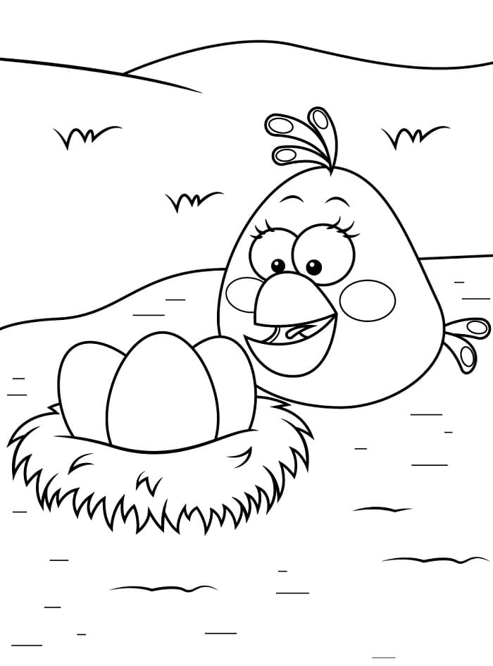 Angry Birds Bedava Boyama Sayfası