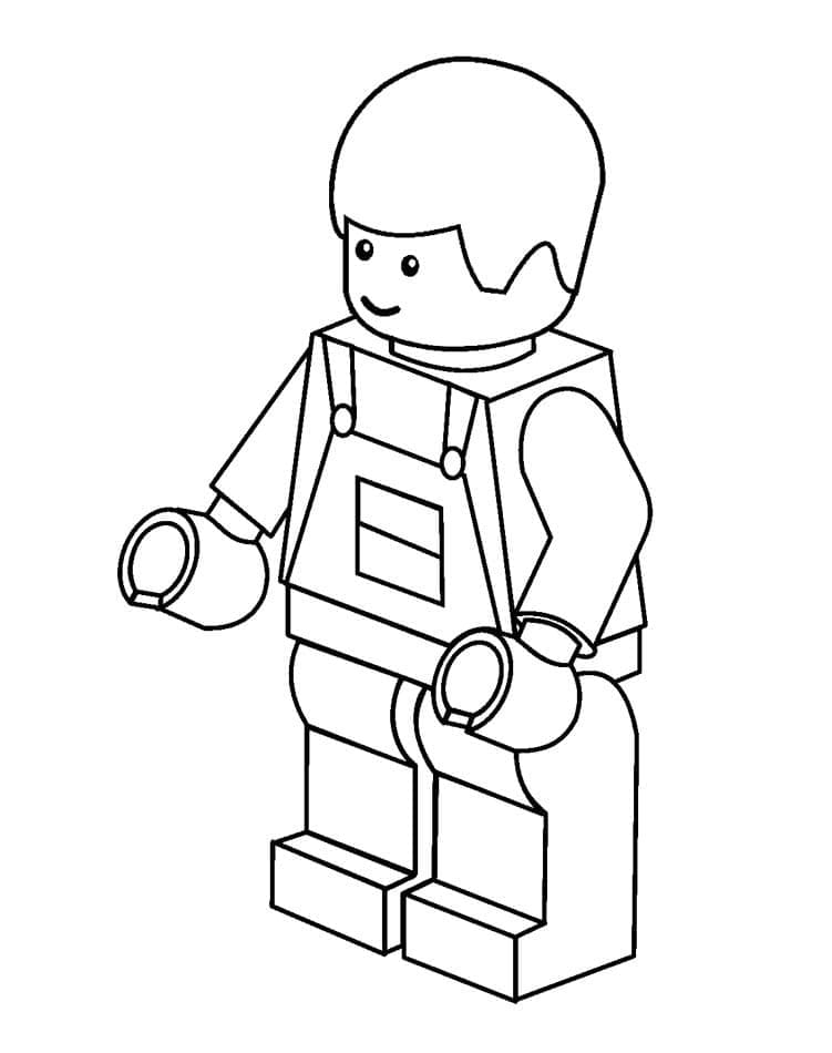 Animasyonlu Lego Boyama Sayfası