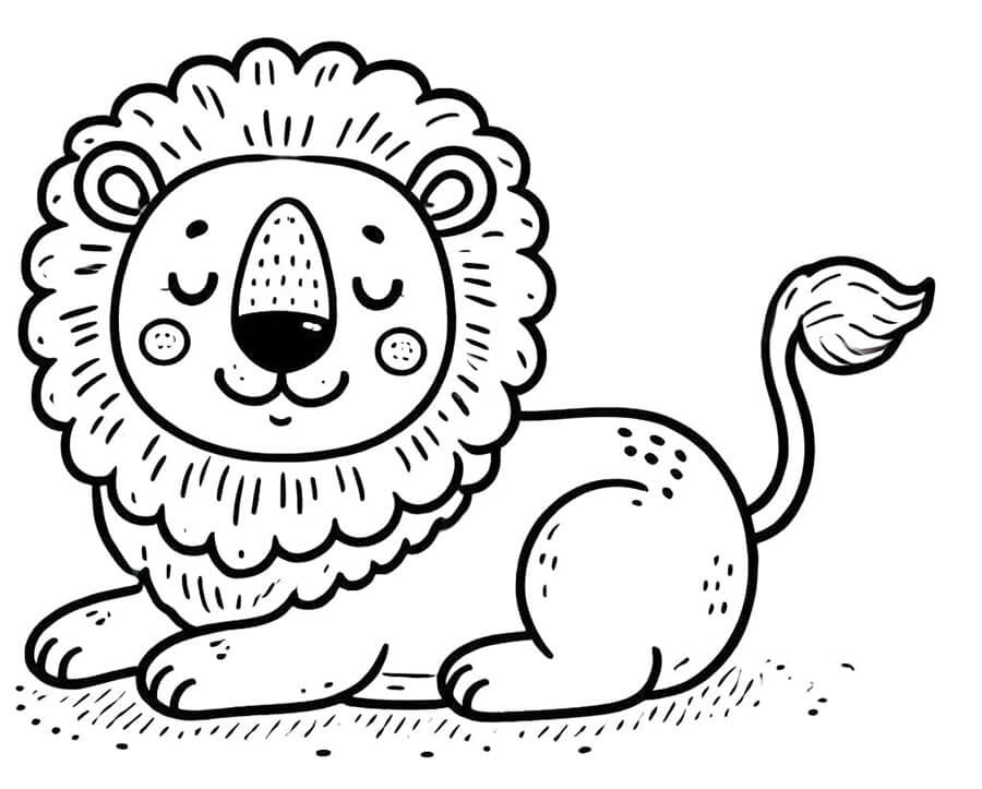 Aslan (1) Boyama Sayfası