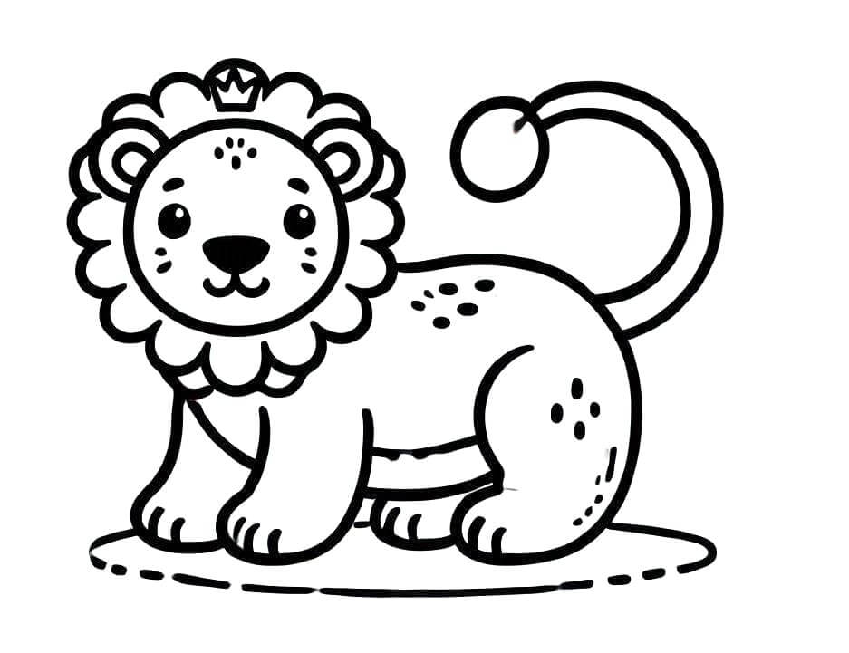 Aslan (12) Boyama Sayfası