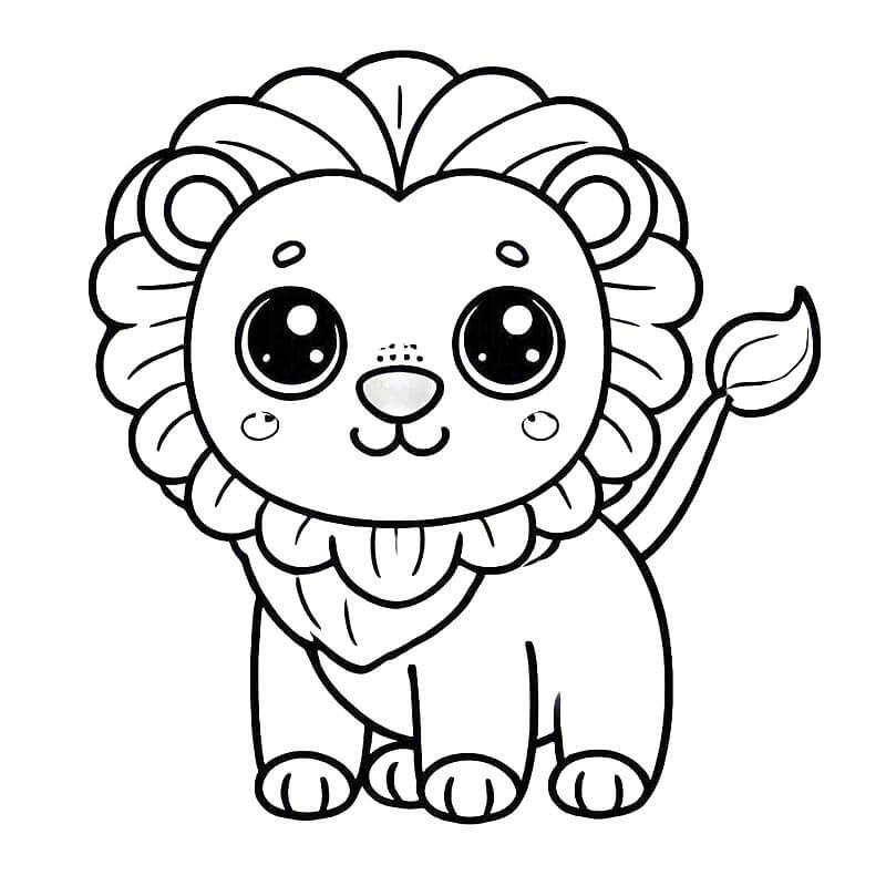 Aslan (13) Boyama Sayfası