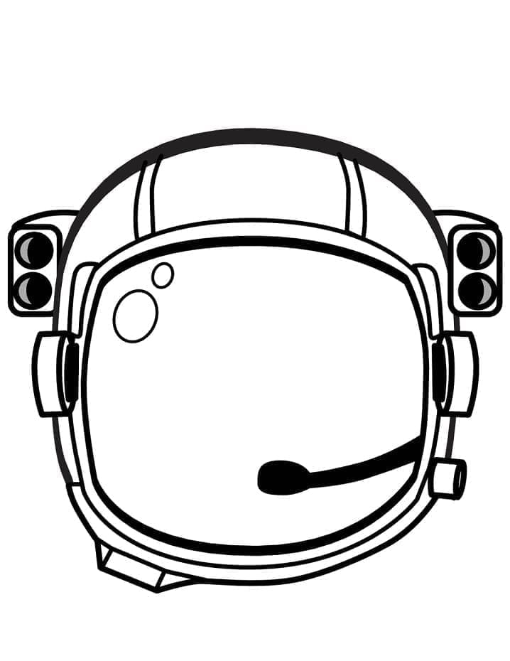 Astronot (13) Boyama Sayfası
