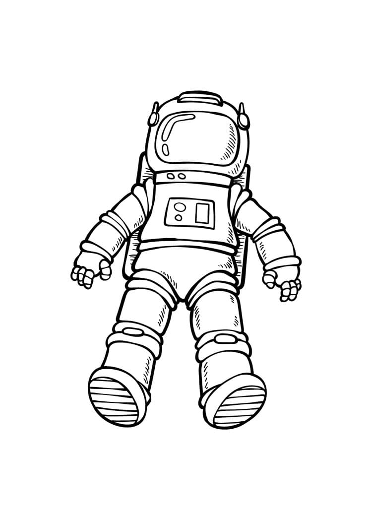 Astronot Nasıl Çizilir Adım (5)
