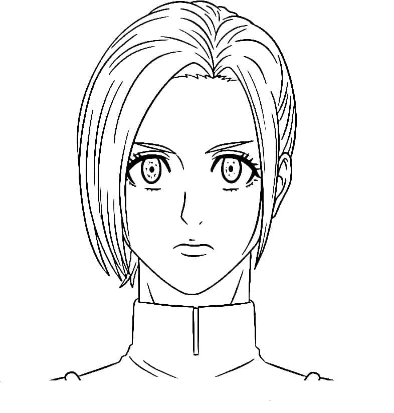 Attack on Titan Baskıya Hazır Boyama Sayfası
