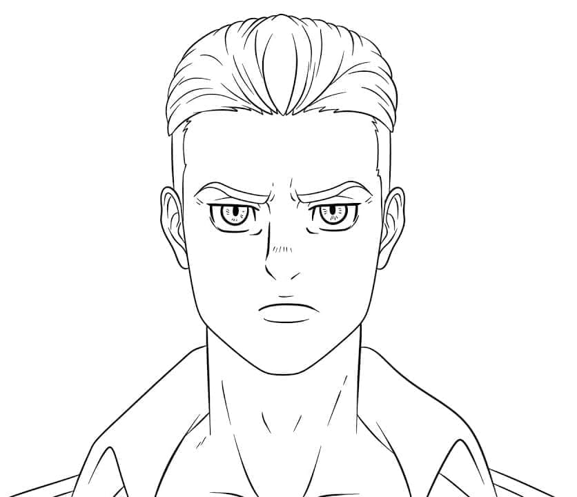 Attack on Titan Bastır Boyama Sayfası