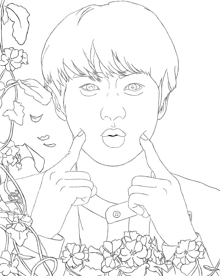 BTS (17) Boyama Sayfası