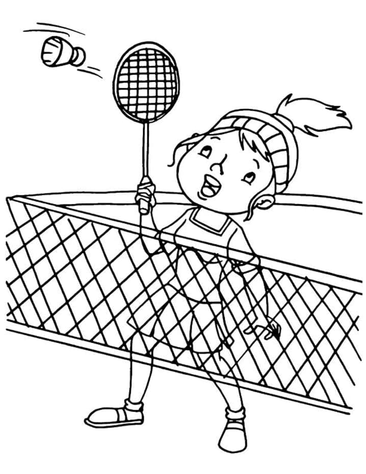 Badminton (11) Boyama Sayfası