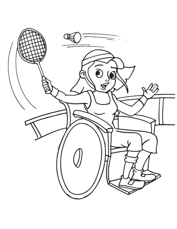 Badminton (7) Boyama Sayfası