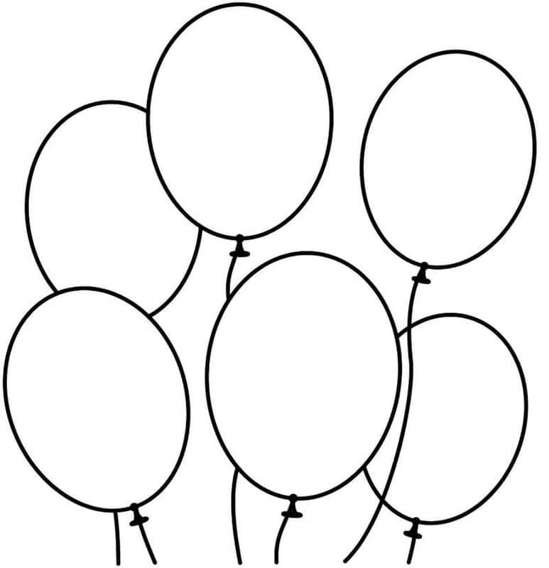 Balon (16) Boyama Sayfası