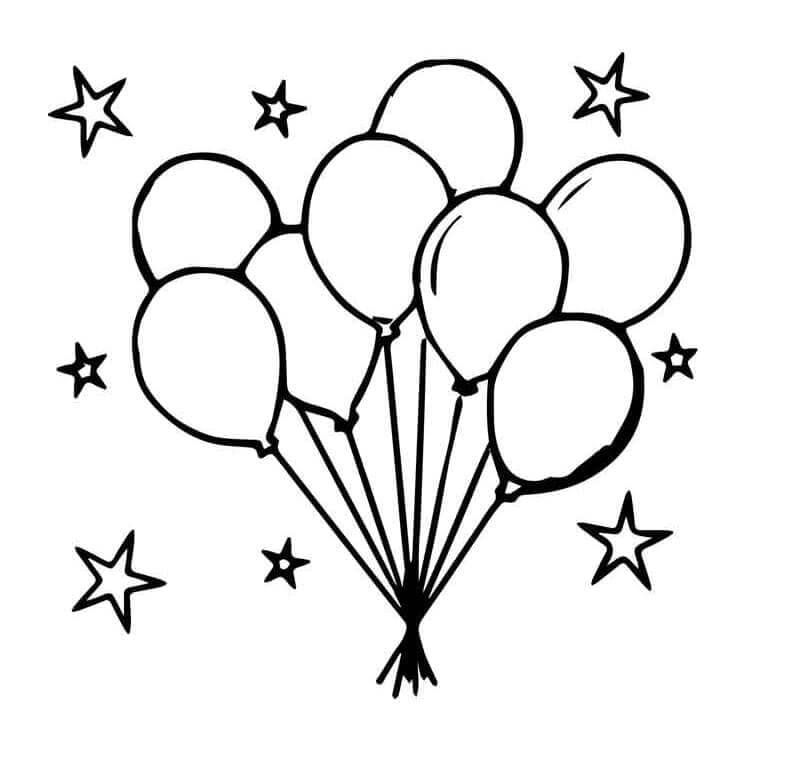 Balon (2) Boyama Sayfası