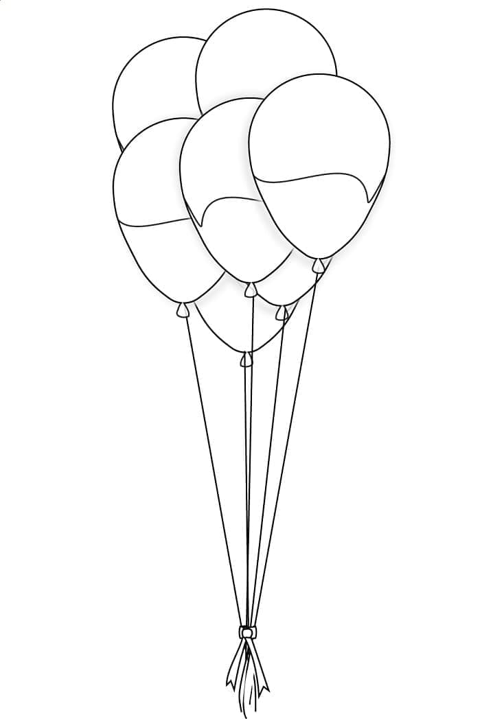 Balon Resmi Boyama Sayfası
