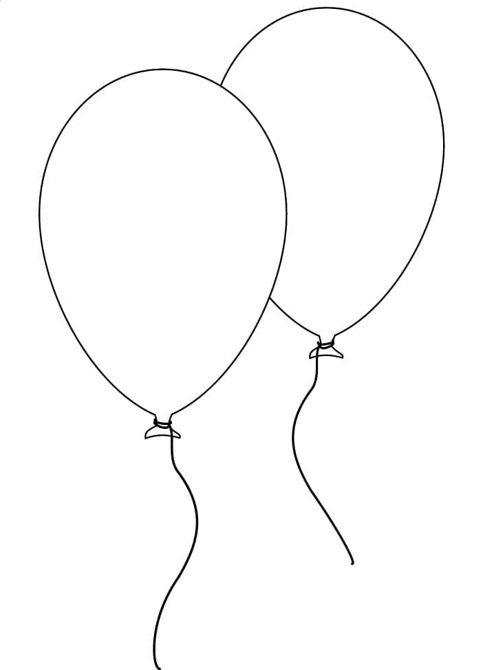 Balon Boyama Sayfası