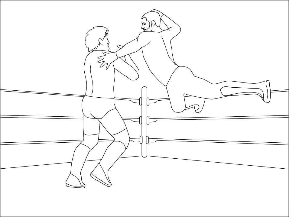 Baskı İçin WWE Resmi Boyama Sayfası