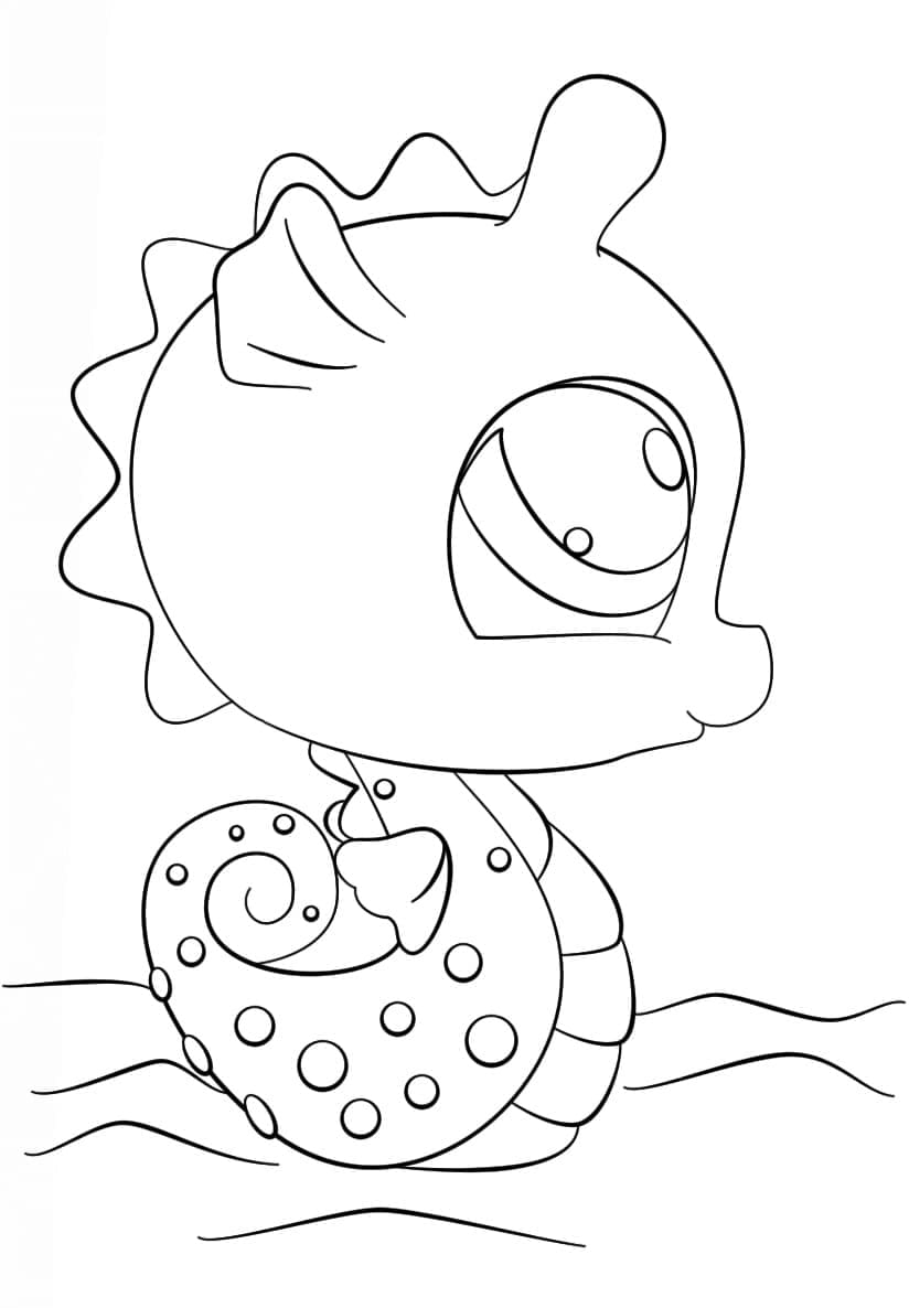 Baskı için Ücretsiz Littlest Pet Shop Boyama Sayfası