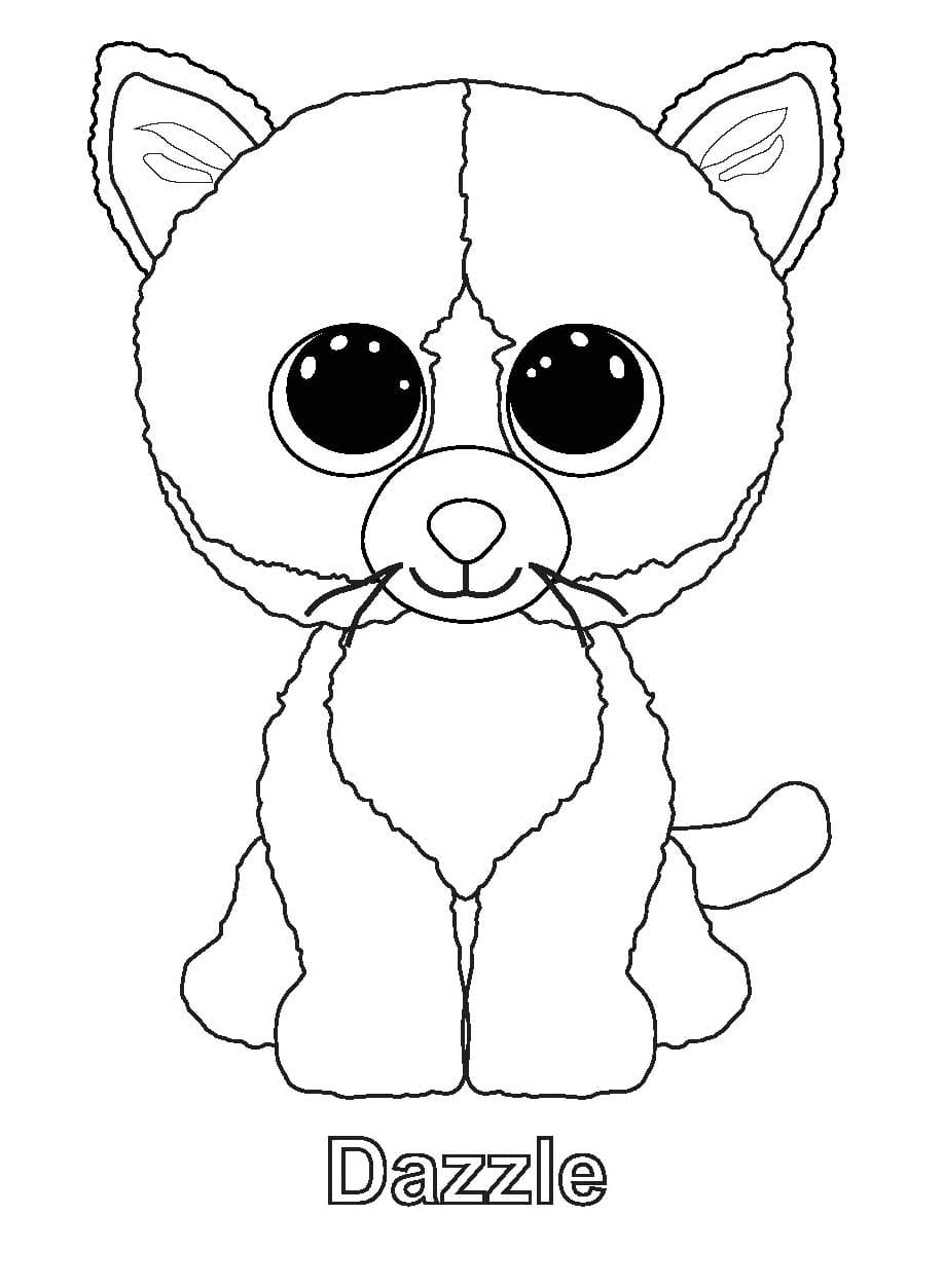 Beanie Boo (5) Boyama Sayfası