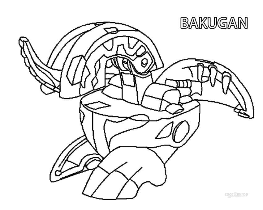 Bedava Bakugan Boyama Sayfası