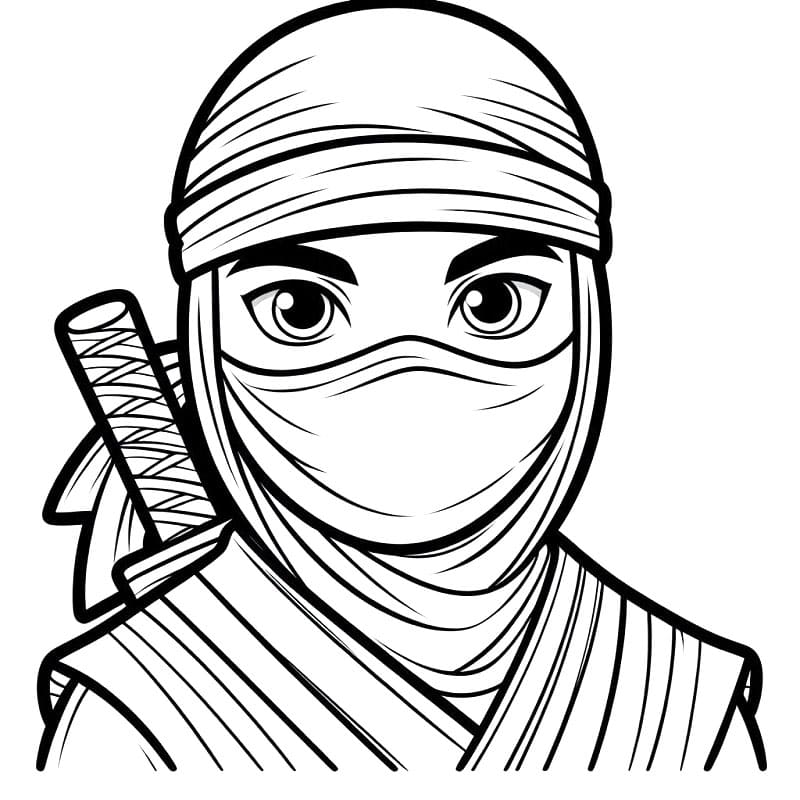 Bedava Ninja Boyama Sayfası