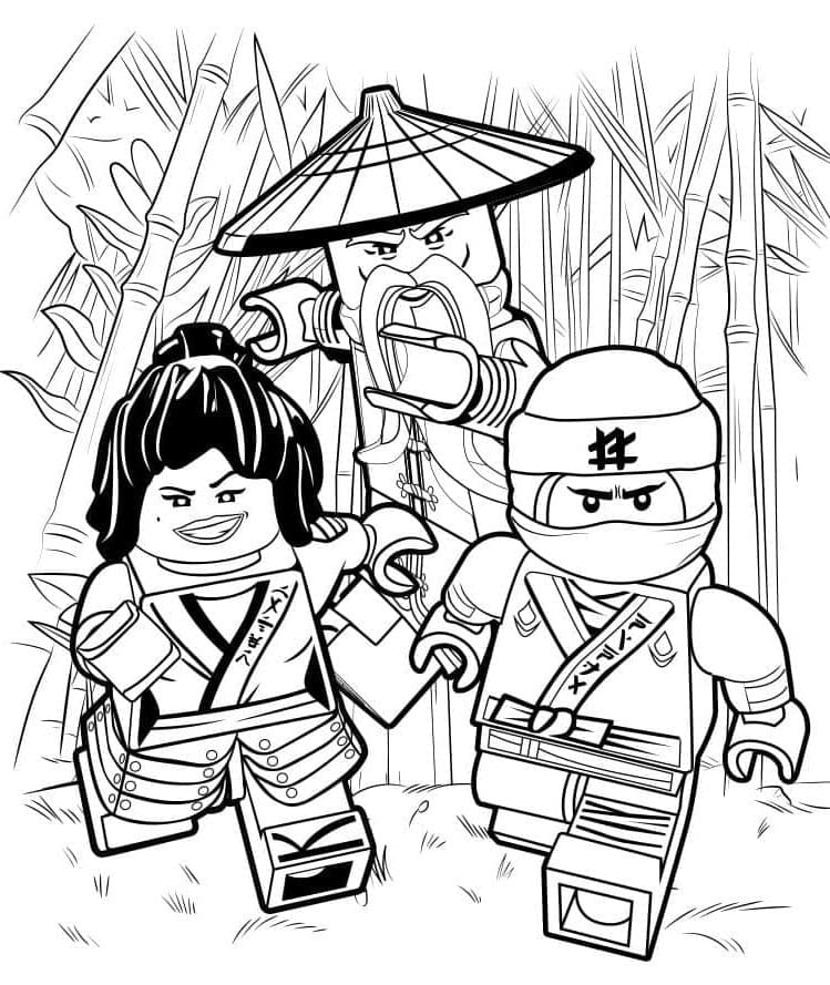 Bedava Ninjago Boyama Sayfası