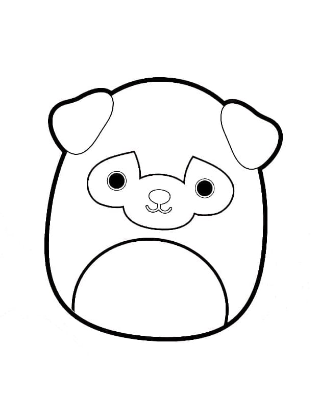 Bedava Yazdırılabilir Squishmallow Boyama Sayfası