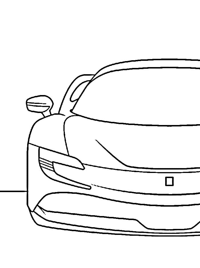 Bedelsiz Ferrari Boyama Sayfası