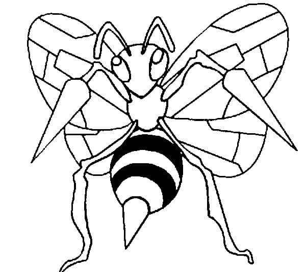 Beedrill Pokemon Boyama Sayfası