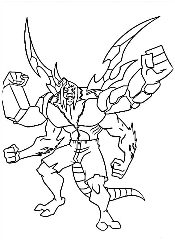 Ben 10 (15) Boyama Sayfası