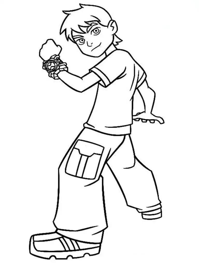 Ben 10 (5) Boyama Sayfası