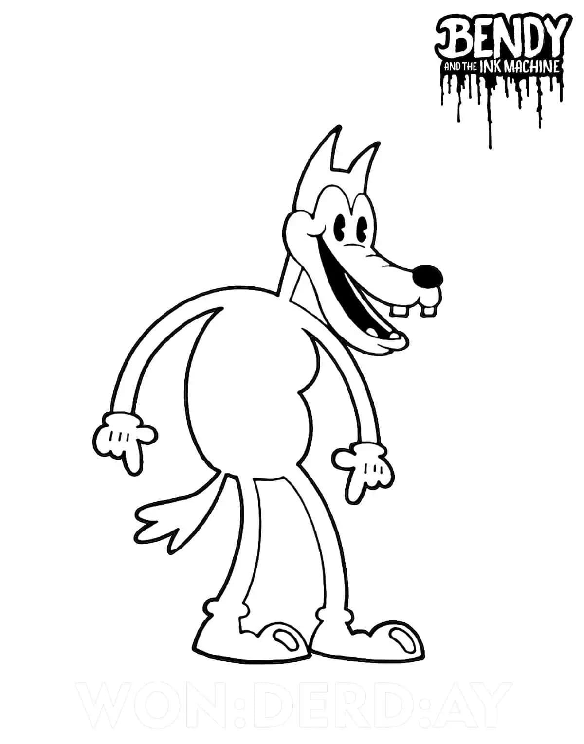 Bendy (1) Boyama Sayfası