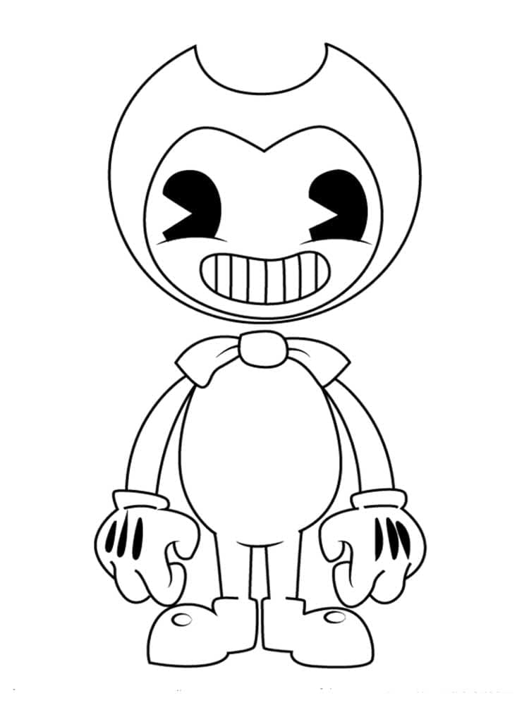 Bendy (3) Boyama Sayfası