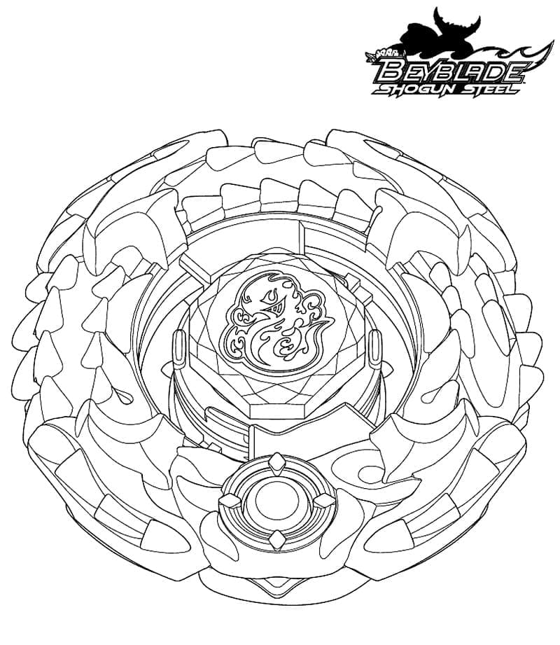 Beyblade (7) Boyama Sayfası