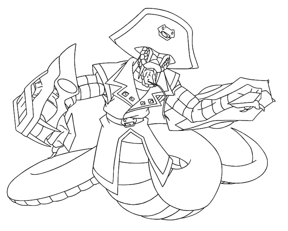 Beyblade (8) Boyama Sayfası