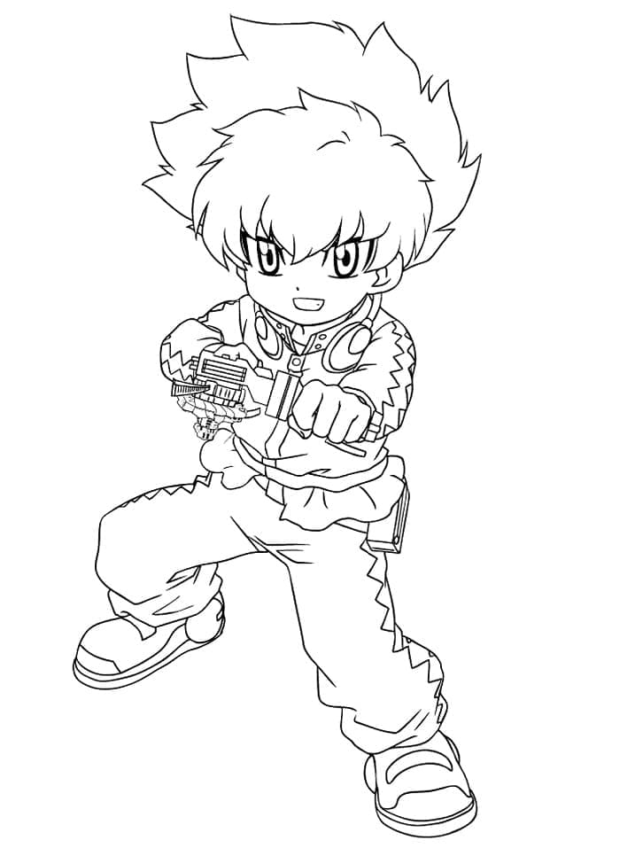Beyblade Görsel Boyama Sayfası