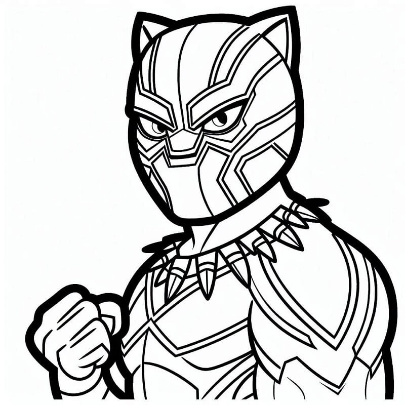 Black Panther (2) Boyama Sayfası