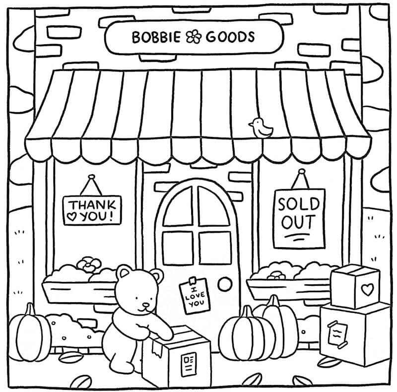 Bobbie Goods (5) Boyama Sayfası