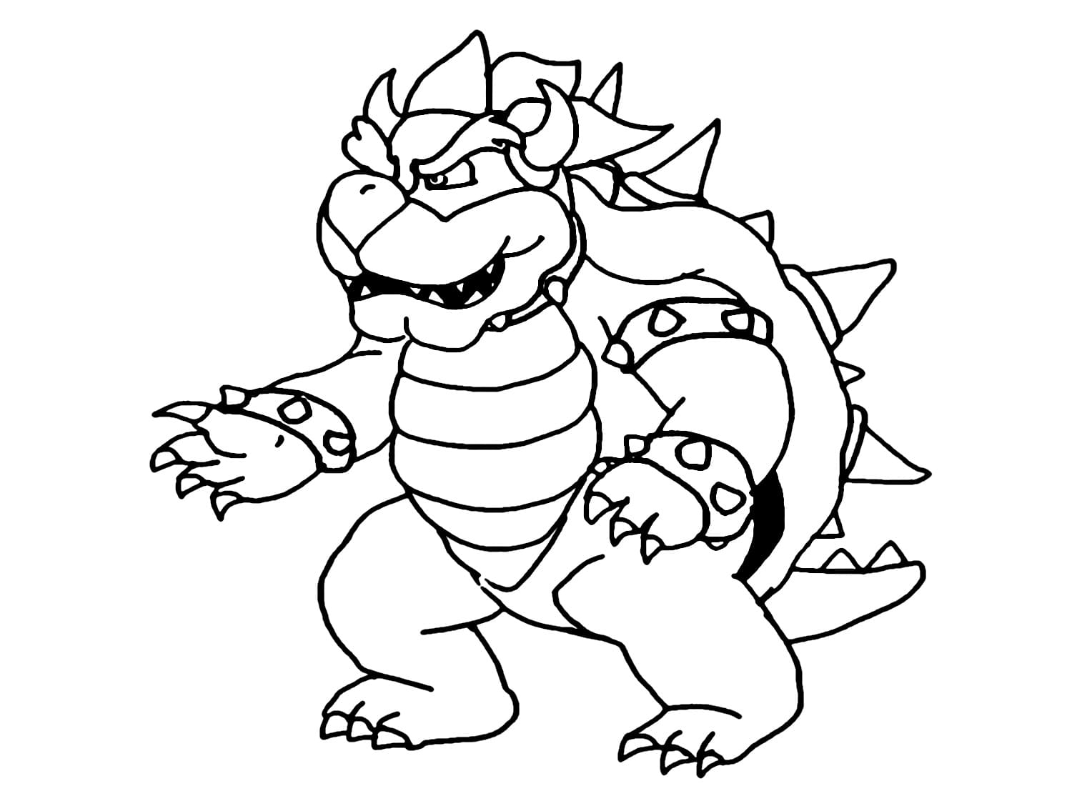 Bowser (2) Boyama Sayfası