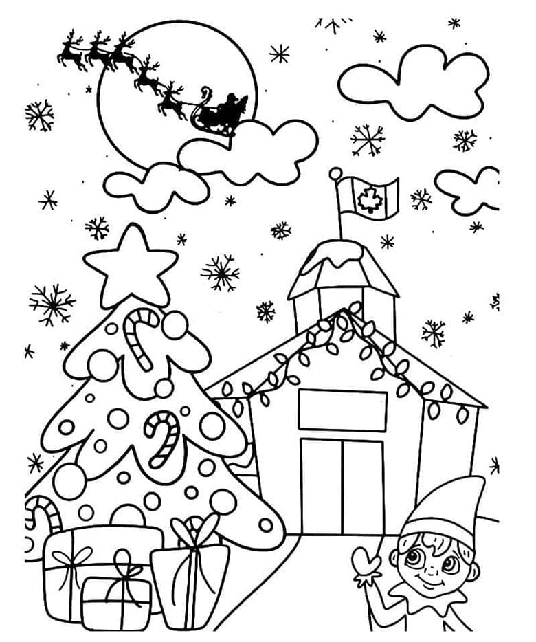 Boyanacak Noel Boyama Sayfası