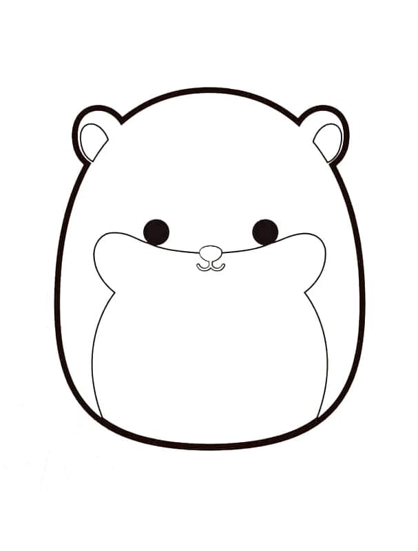 Boyanacak Squishmallow Boyama Sayfası