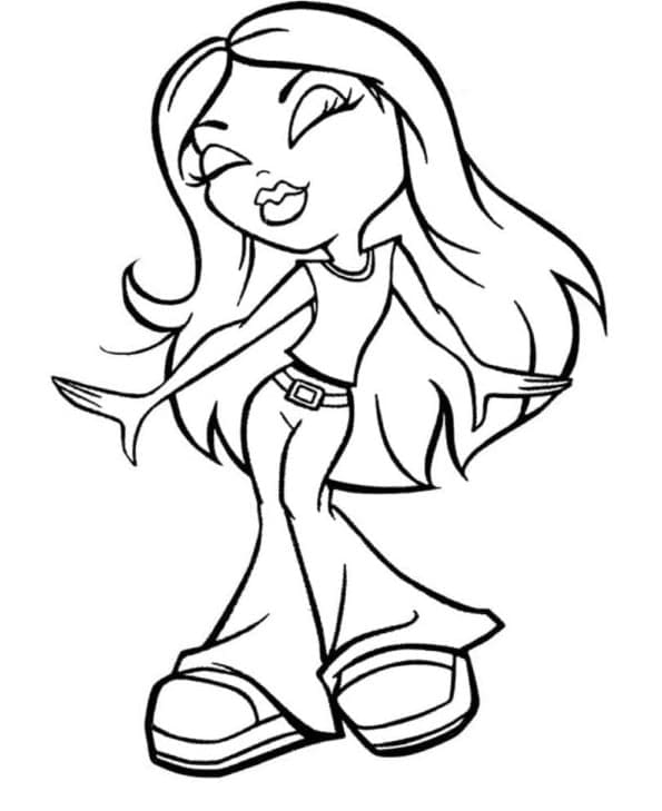 Bratz (3) Boyama Sayfası