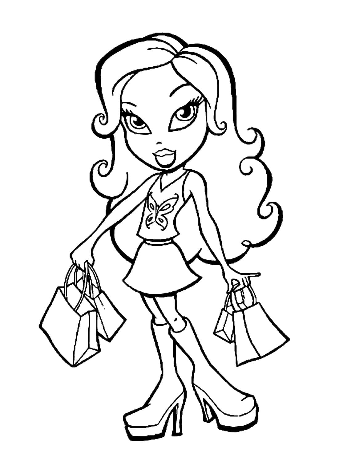Bratz (5) Boyama Sayfası