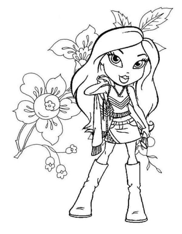 Bratz (9) Boyama Sayfası