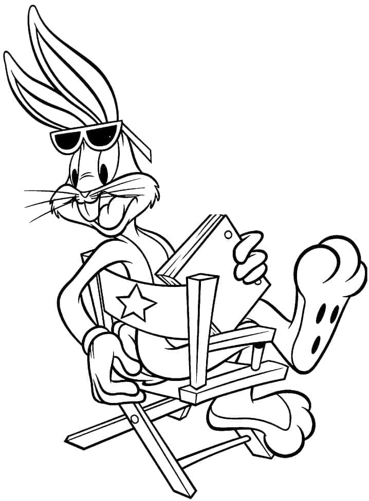 Bugs Bunny yazdırılabilir resim Boyama Sayfası
