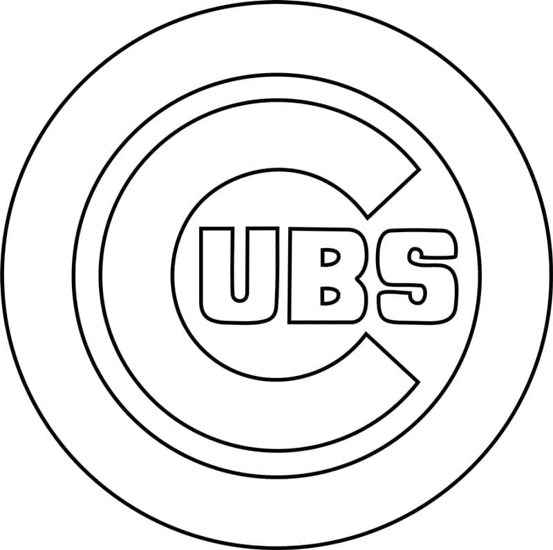 Chicago Cubs Logo Boyama Sayfası