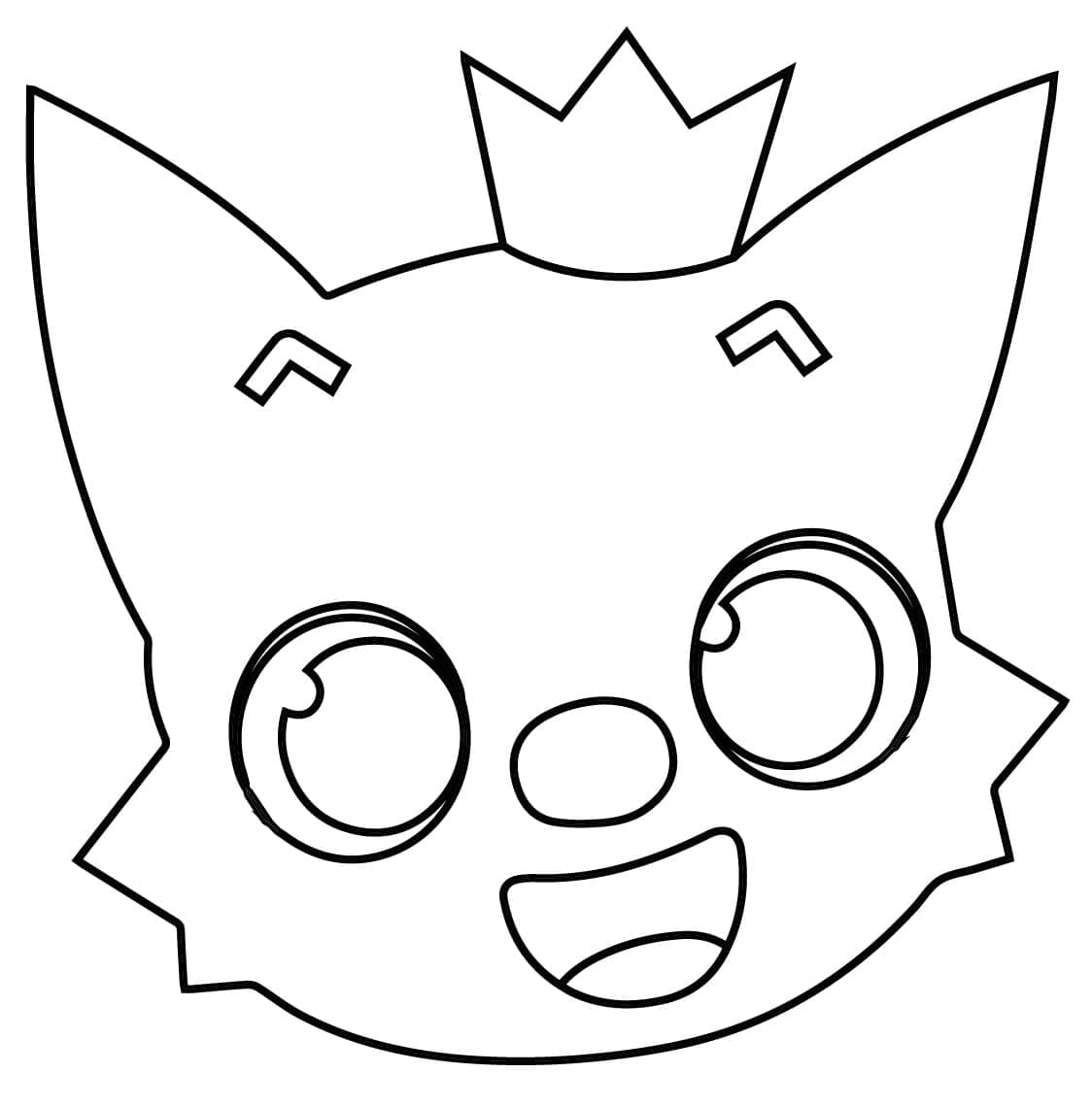 Çocuklar için Pinkfong Boyama Sayfası